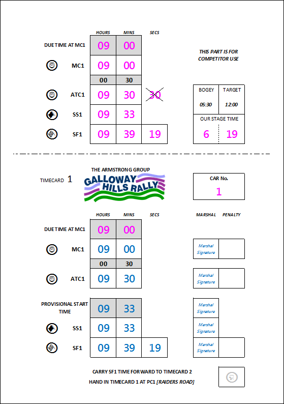 how to do time cards