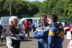 John Marshall chats with the Adam family